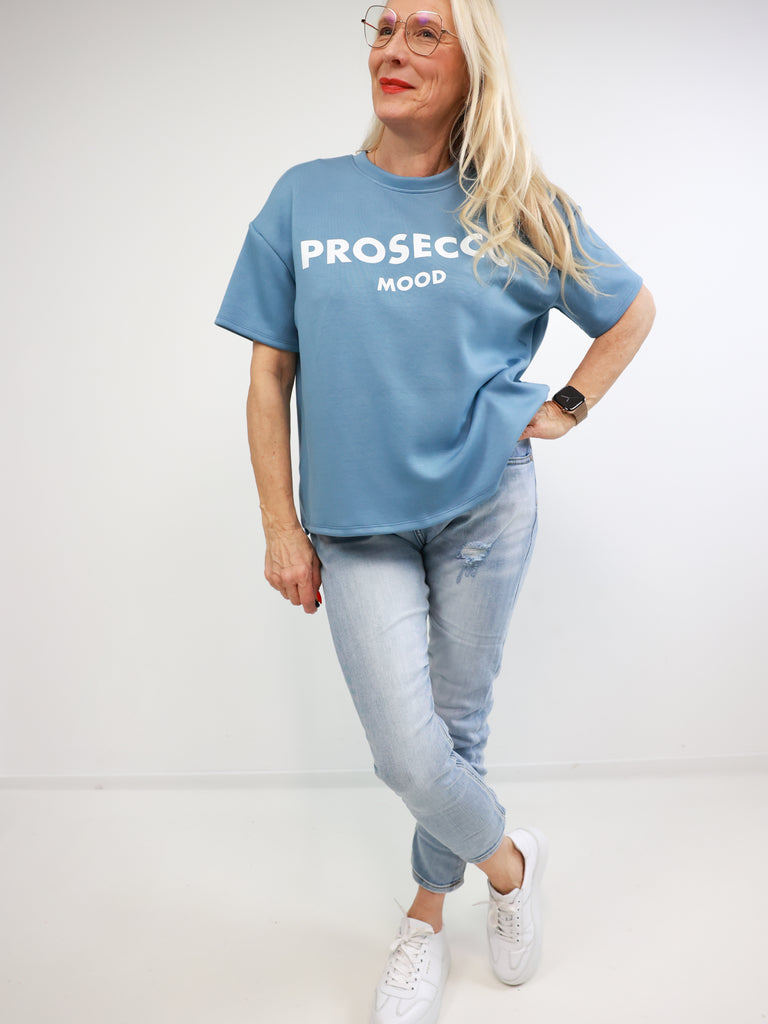 PROSECCO Kurzarm Sweatshirt - verschiedene Farben