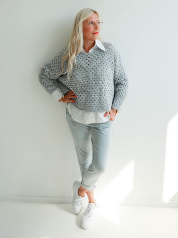 SONJA Pullover - grau