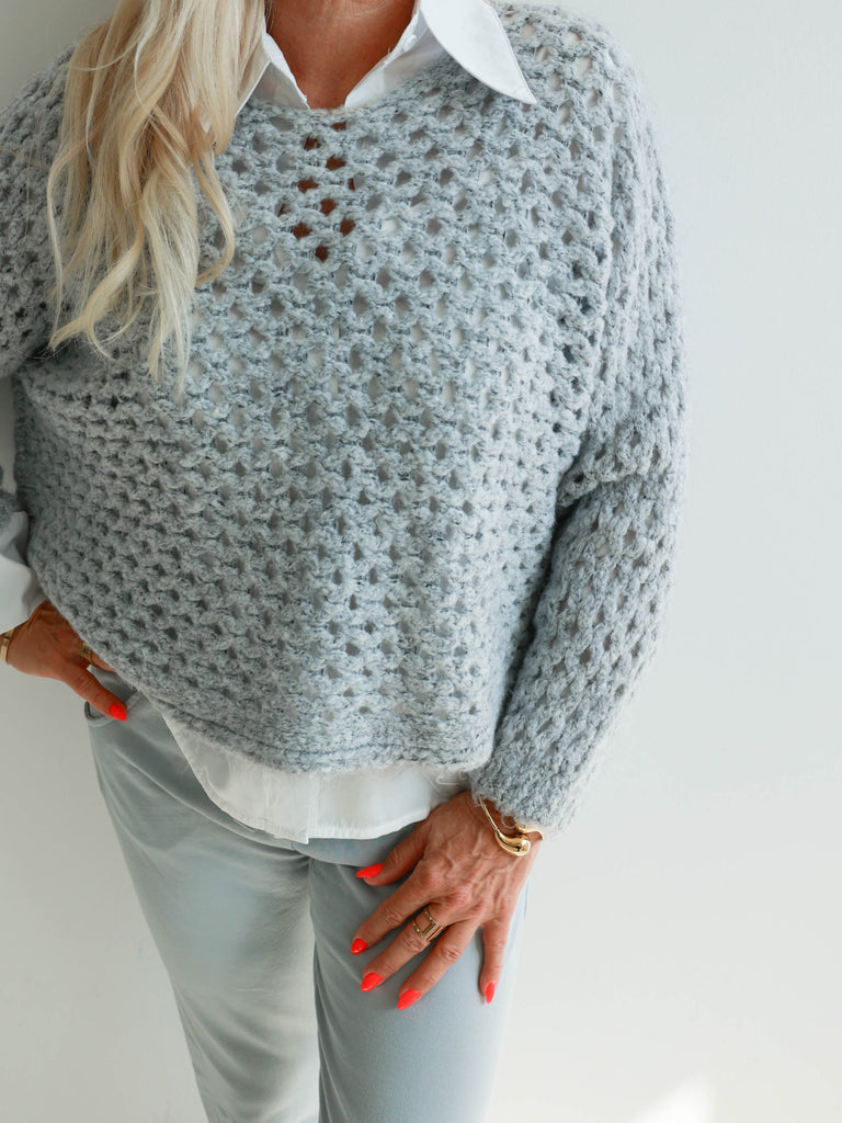 SONJA Pullover - grau