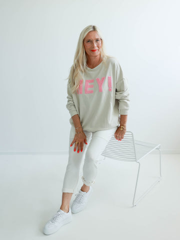 HEY! Oversize Sweatshirt - verschiedene Farben