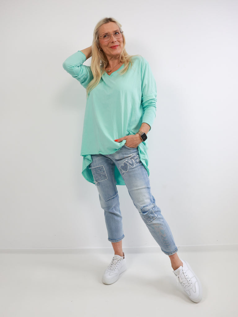 BRENDA Longsleeve - verschiedene Farben