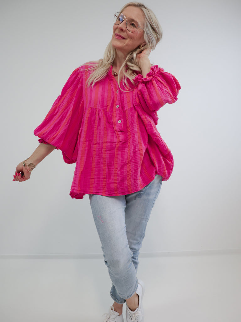 KIRA Musselin Bluse - verschiedene Farben