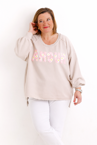 AMOUR Sweatshirt | One Size 36-46
