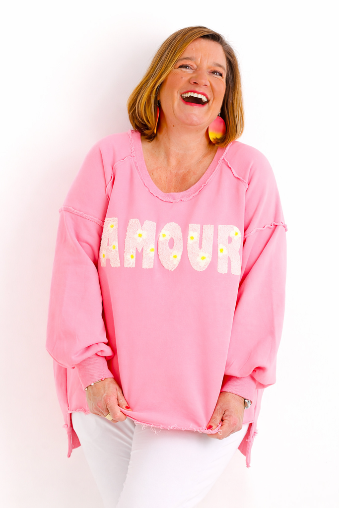 AMOUR Sweatshirt | One Size 36-46