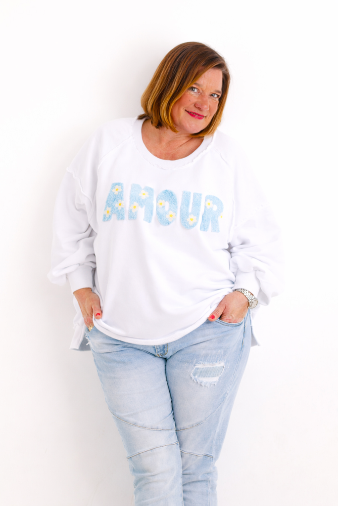 AMOUR Sweatshirt | One Size 36-46
