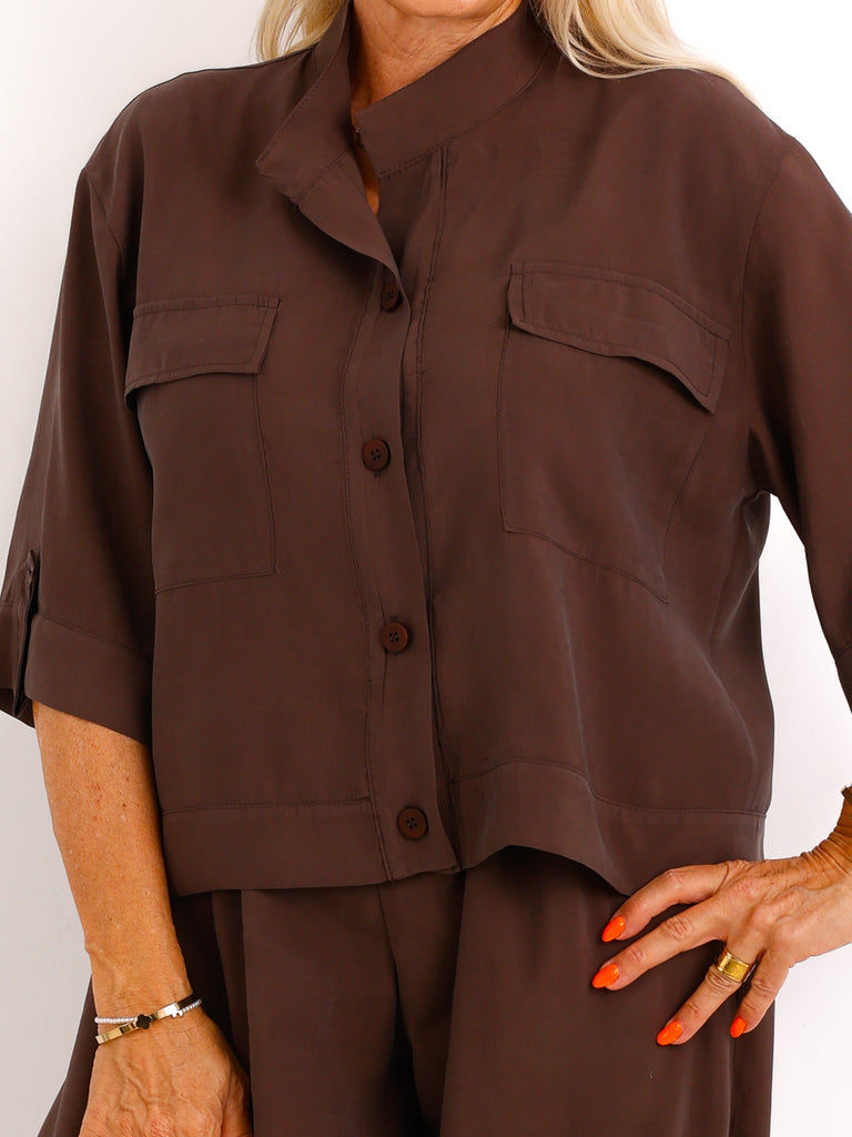 Bluse LEONORA.S – Fließender Look mit modernem Charme – Gr. 38–42
