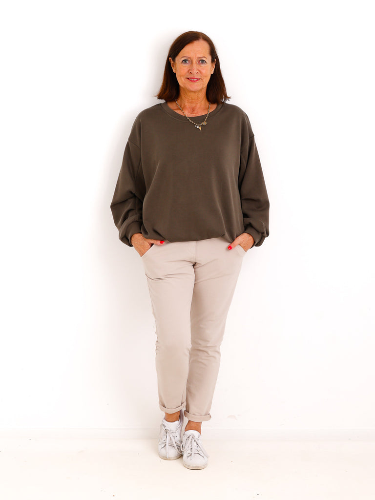 Sweatshirt ANOUK.S – Softes Sweatshirt in doppellagiger Verarbeitung – Gr. 38–42/44