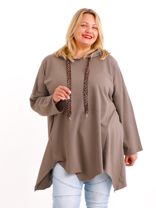 LUNA Curvy Size Hoodie - verschiedene Farben