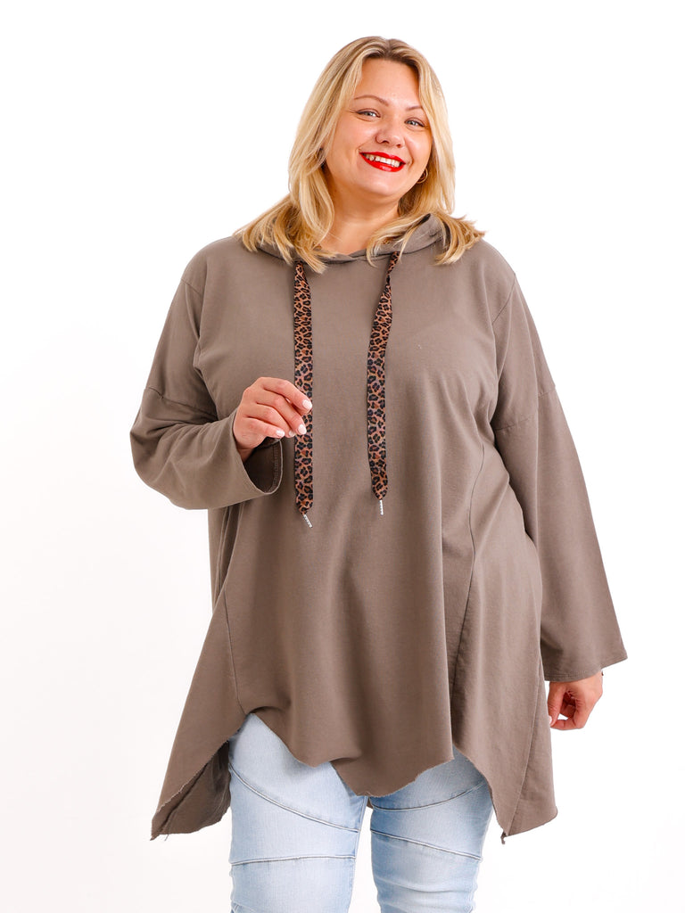LUNA Curvy Size Hoodie - verschiedene Farben