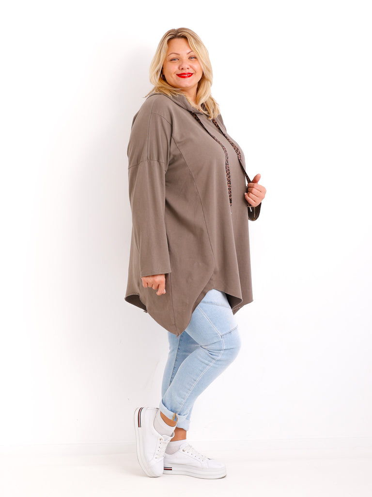 LUNA Curvy Size Hoodie - verschiedene Farben
