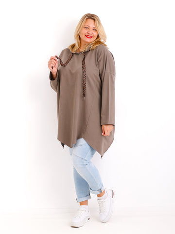LUNA Curvy Size Hoodie - verschiedene Farben