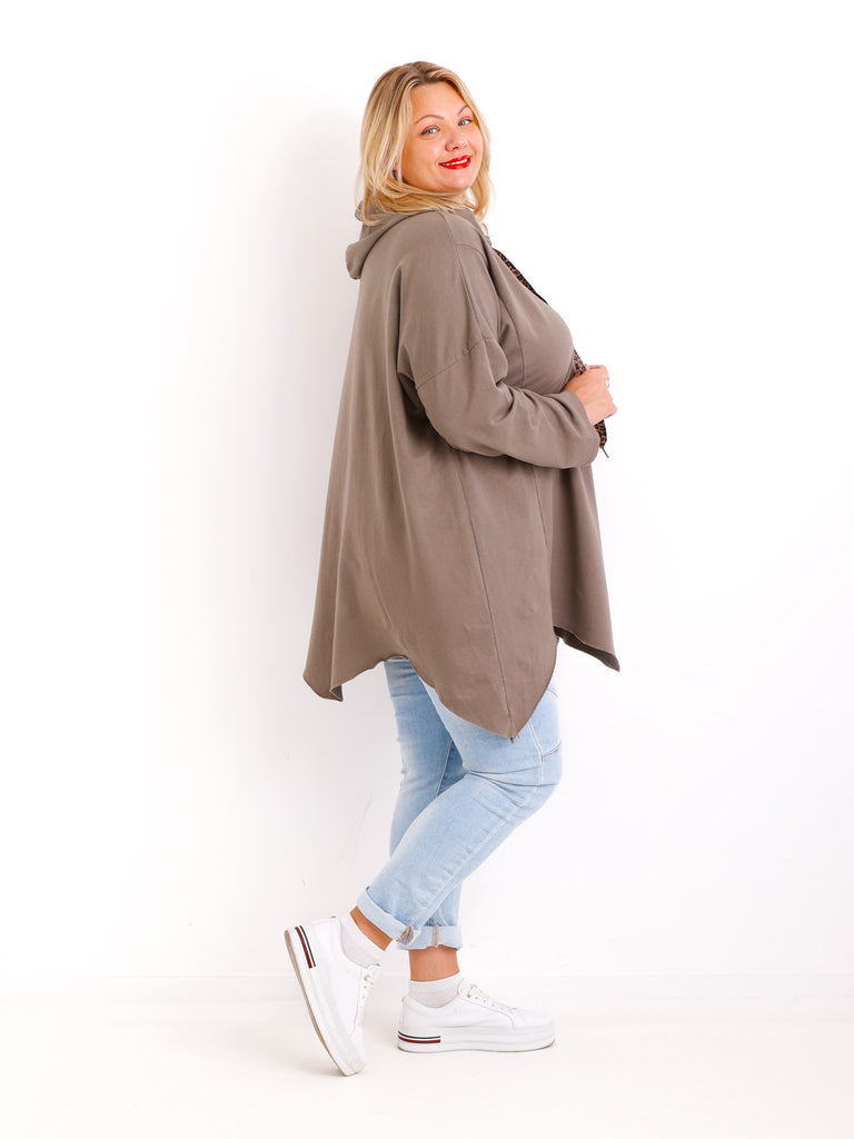 LUNA Curvy Size Hoodie - verschiedene Farben