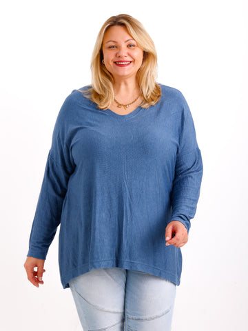 JANA Curvy Size Longsleeve - verschiedene Farben