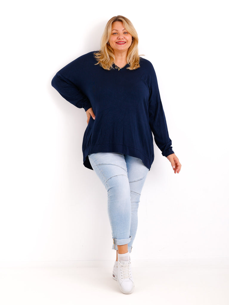 JANA Curvy Size Longsleeve - verschiedene Farben