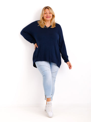 JANA Curvy Size Longsleeve - verschiedene Farben