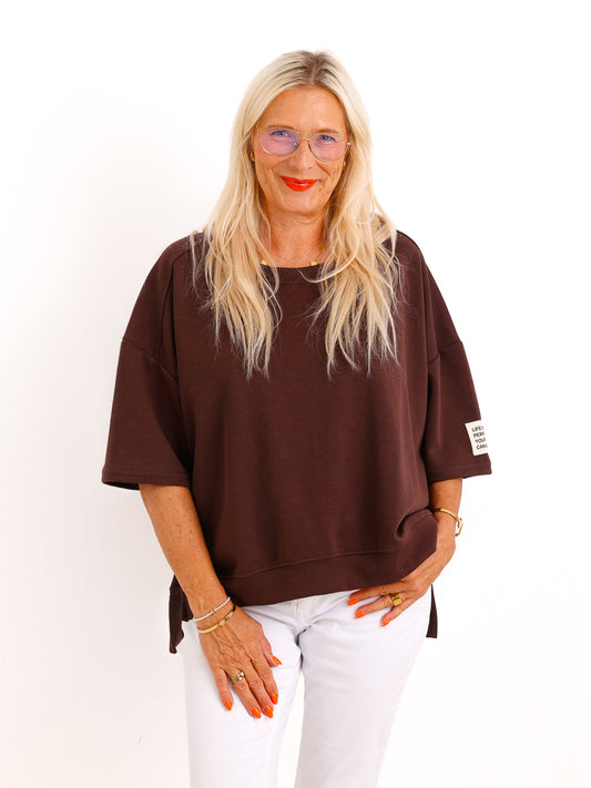 Oversize-Shirt JESSICA.S – Lässiges Everyday-Basic mit Patch – Gr. 36-42