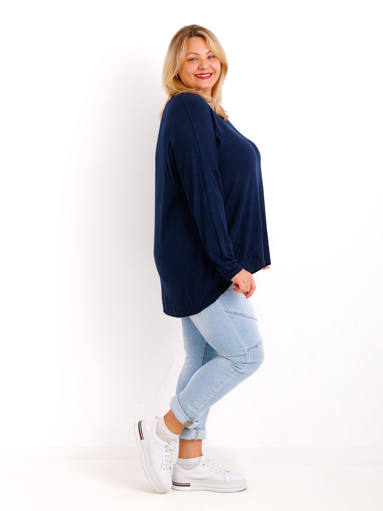 JANA Curvy Size Longsleeve - verschiedene Farben
