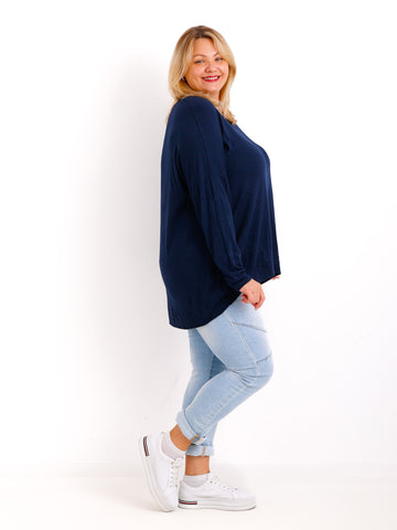 JANA Curvy Size Longsleeve - verschiedene Farben