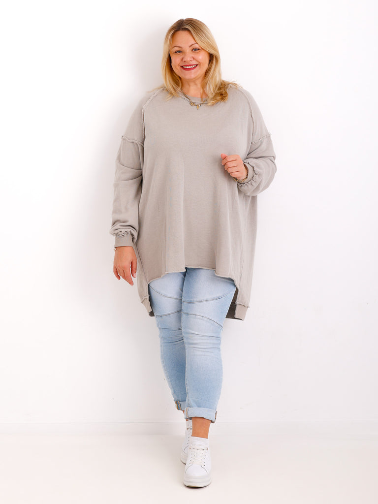LENI Curvy Size Sweater - verschiedene Farben