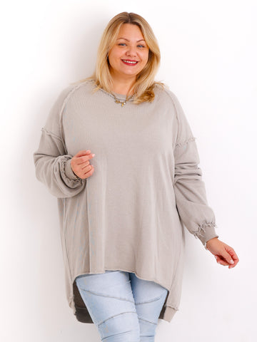 LENI Curvy Size Sweater - verschiedene Farben