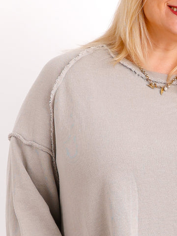 LENI Curvy Size Sweater - verschiedene Farben