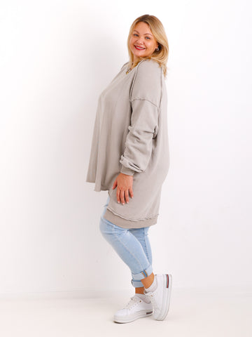 LENI Curvy Size Sweater - verschiedene Farben