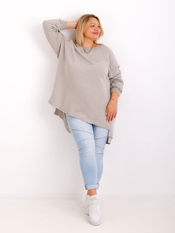 LENI Curvy Size Sweater - verschiedene Farben