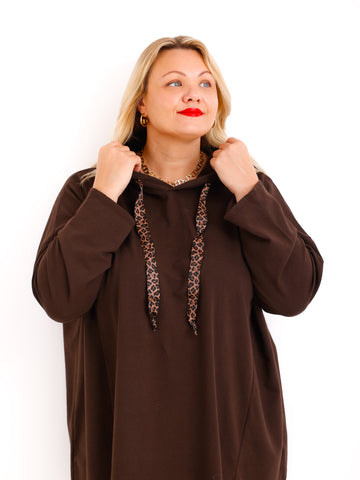 LUNA Curvy Size Hoodie - verschiedene Farben