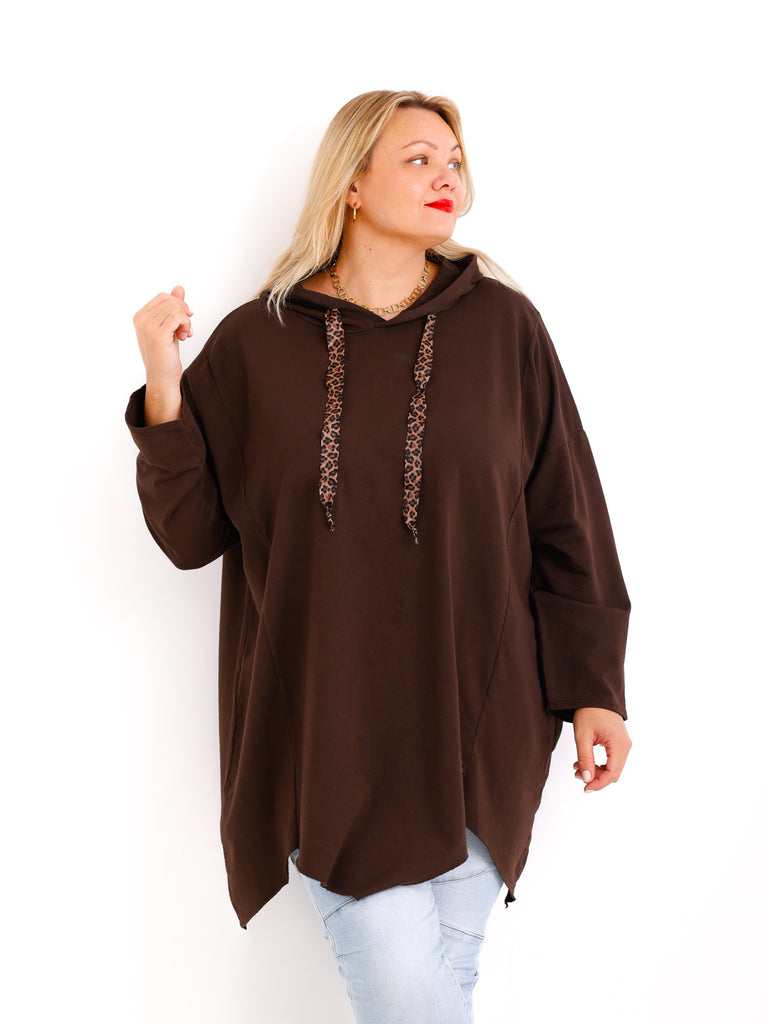 LUNA Curvy Size Hoodie - verschiedene Farben