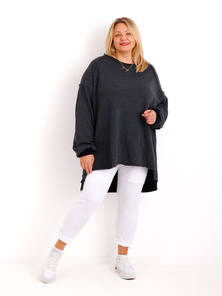 LENI Curvy Size Sweater - verschiedene Farben