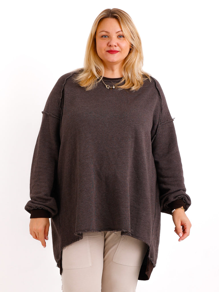 LENI Curvy Size Sweater - verschiedene Farben