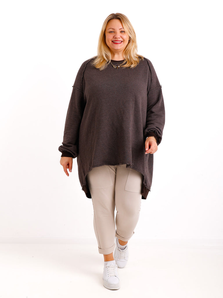 LENI Curvy Size Sweater - verschiedene Farben
