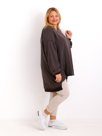 LENI Curvy Size Sweater - verschiedene Farben