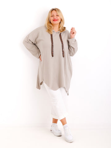LUNA Curvy Size Hoodie - verschiedene Farben