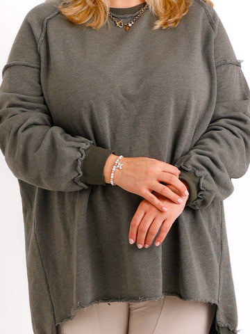LENI Curvy Size Sweater - verschiedene Farben
