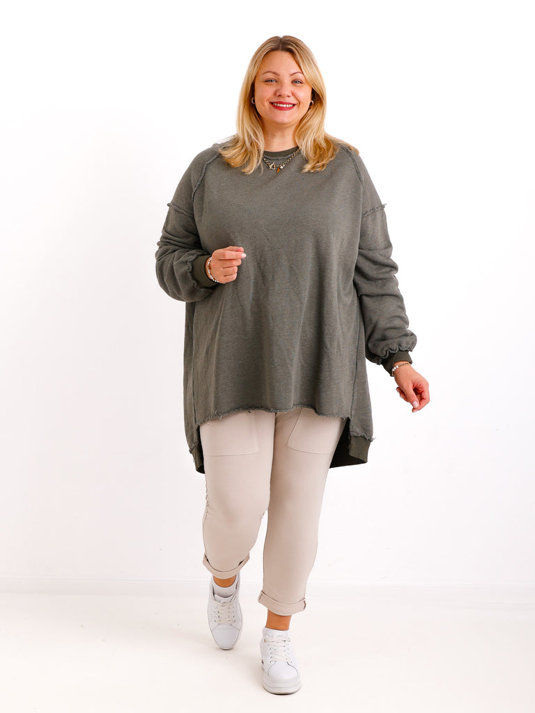 LENI Curvy Size Sweater - verschiedene Farben