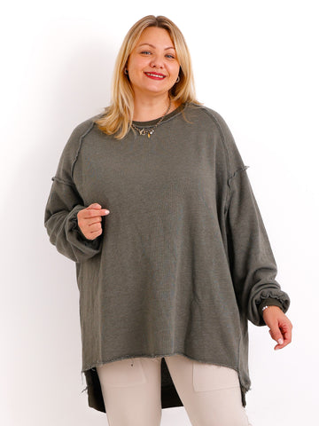 LENI Curvy Size Sweater - verschiedene Farben