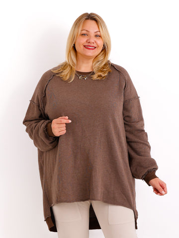 LENI Curvy Size Sweater - verschiedene Farben