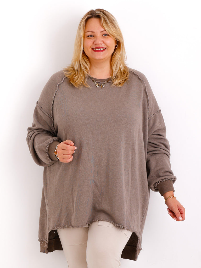LENI Curvy Size Sweater - verschiedene Farben
