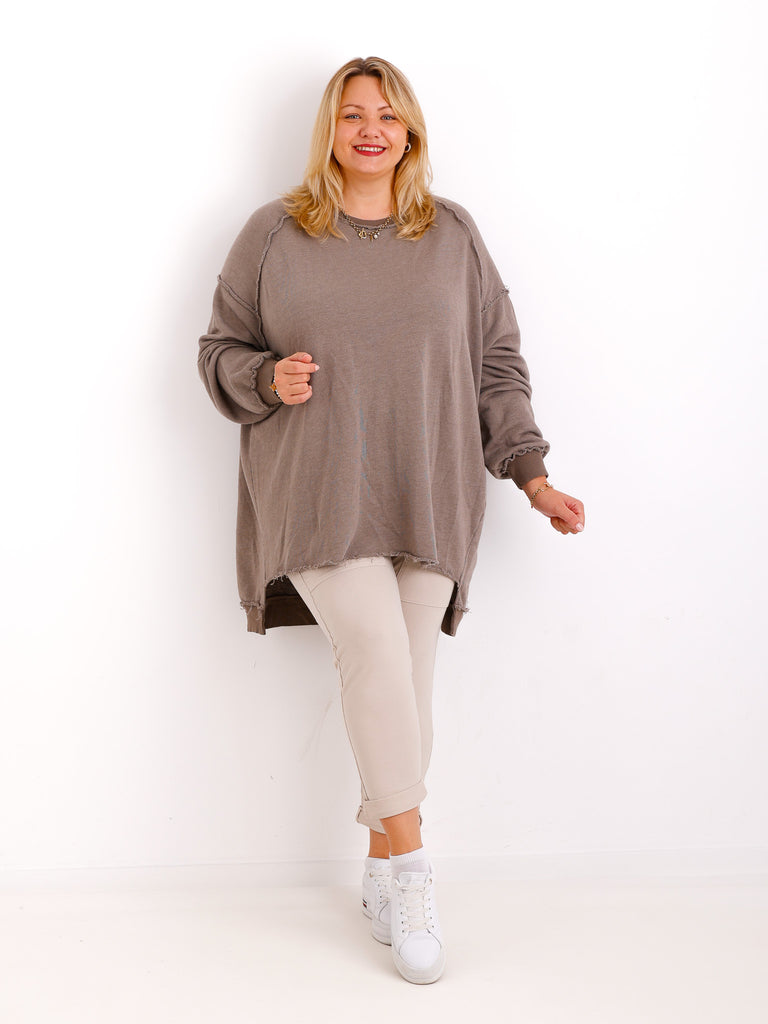 LENI Curvy Size Sweater - verschiedene Farben