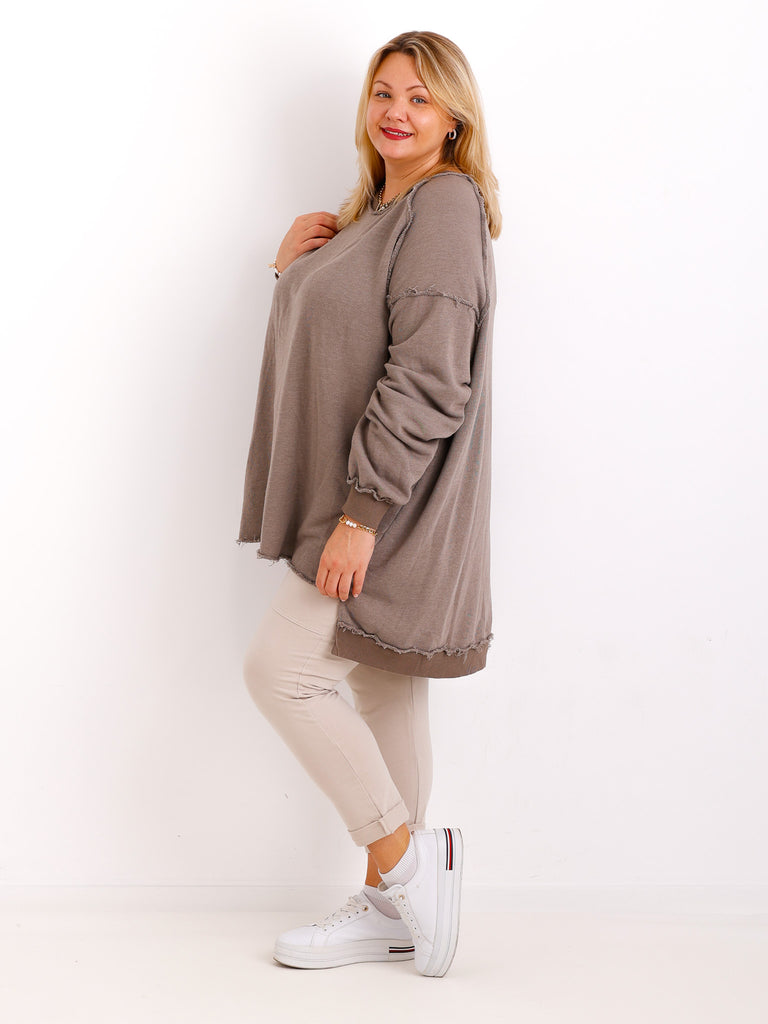 LENI Curvy Size Sweater - verschiedene Farben
