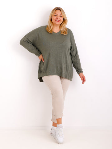 JANA Curvy Size Longsleeve - verschiedene Farben