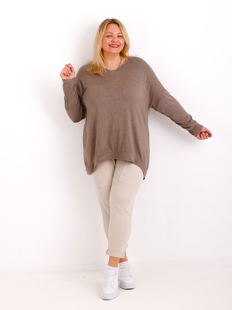 JANA Curvy Size Longsleeve - verschiedene Farben