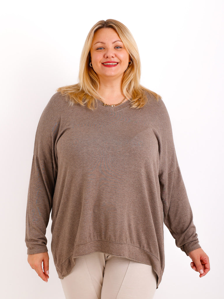 JANA Curvy Size Longsleeve - verschiedene Farben