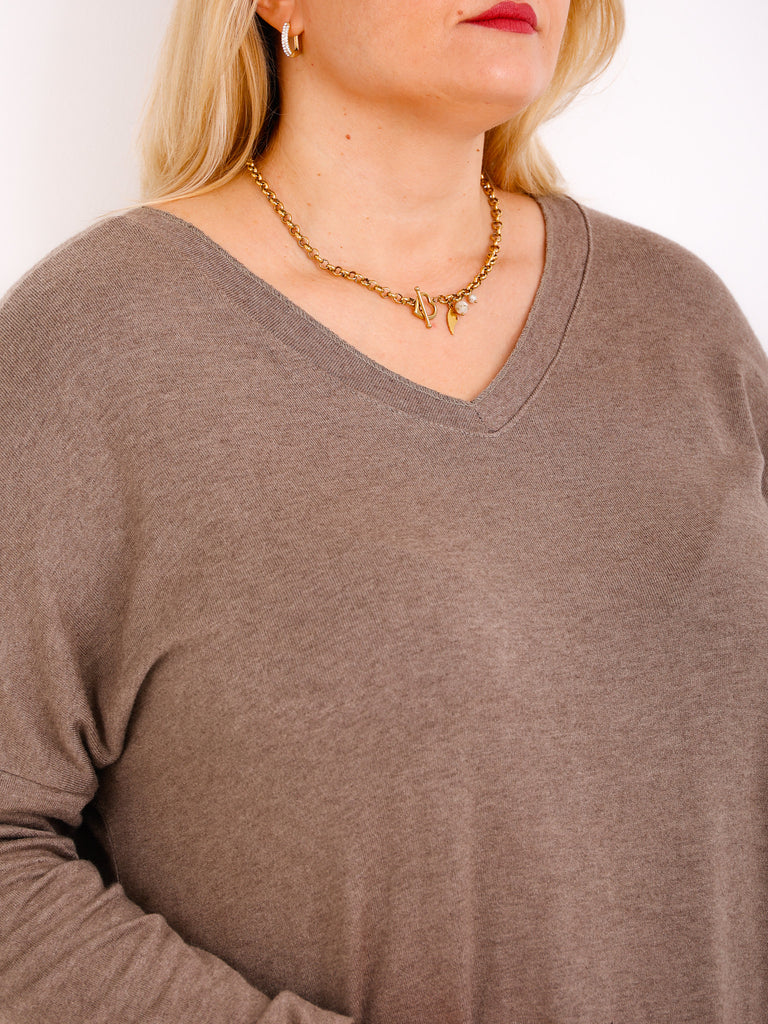 JANA Curvy Size Longsleeve - verschiedene Farben