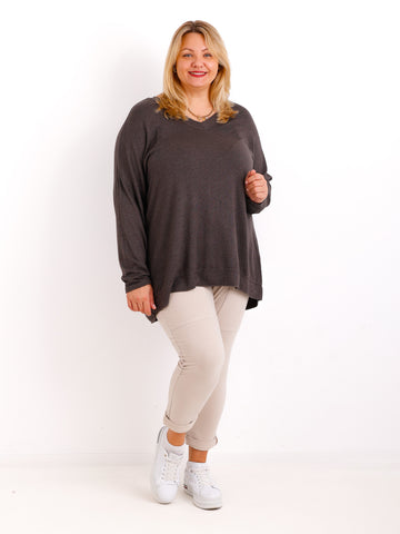 JANA Curvy Size Longsleeve - verschiedene Farben