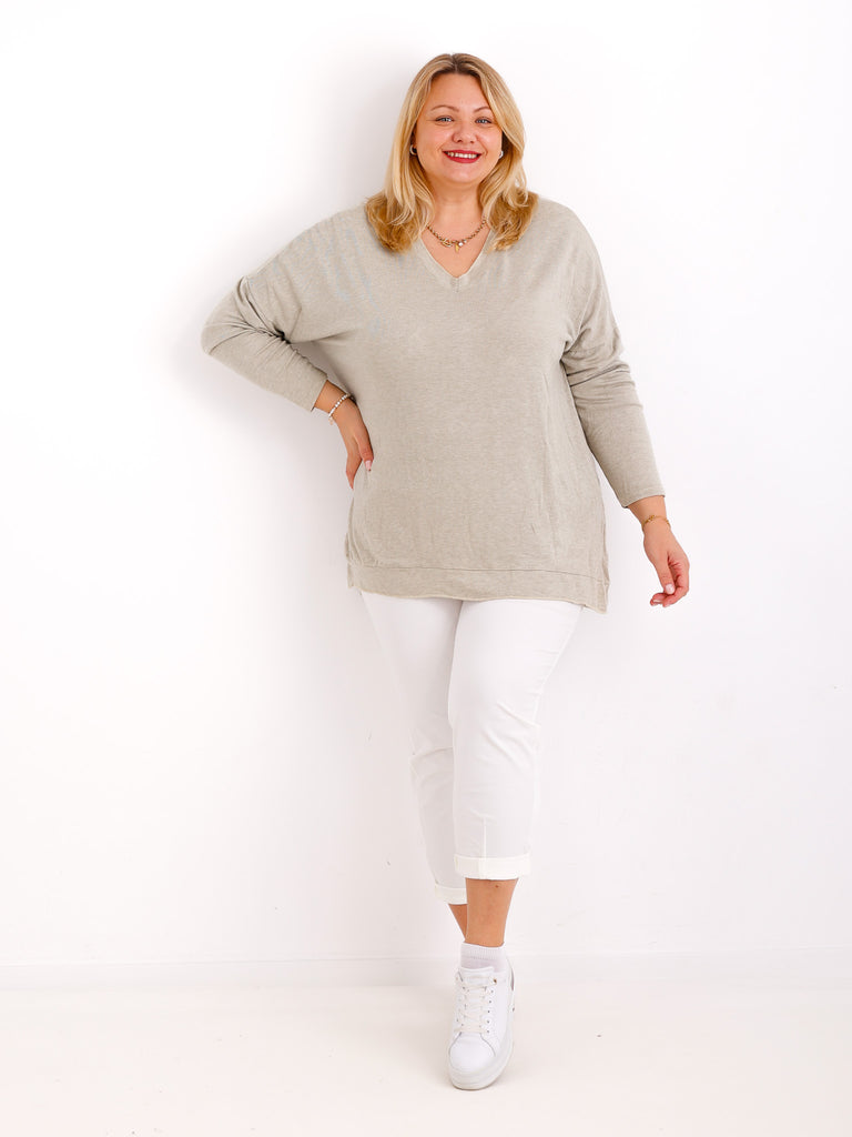 JANA Curvy Size Longsleeve - verschiedene Farben