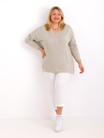 JANA Curvy Size Longsleeve - verschiedene Farben