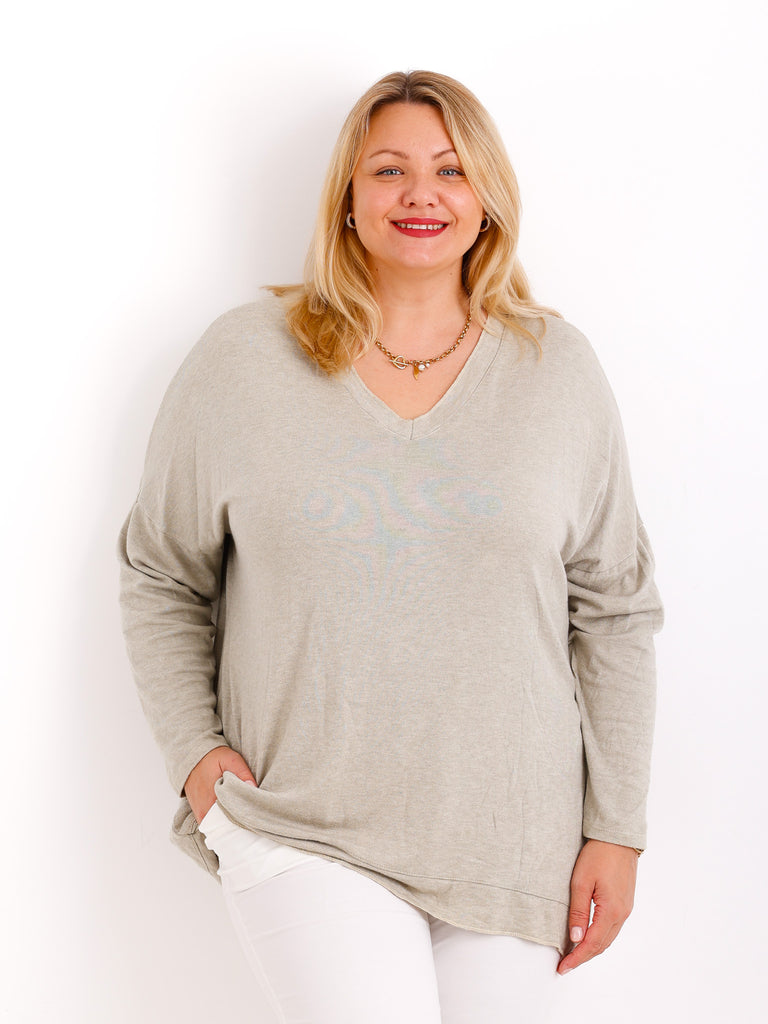 JANA Curvy Size Longsleeve - verschiedene Farben