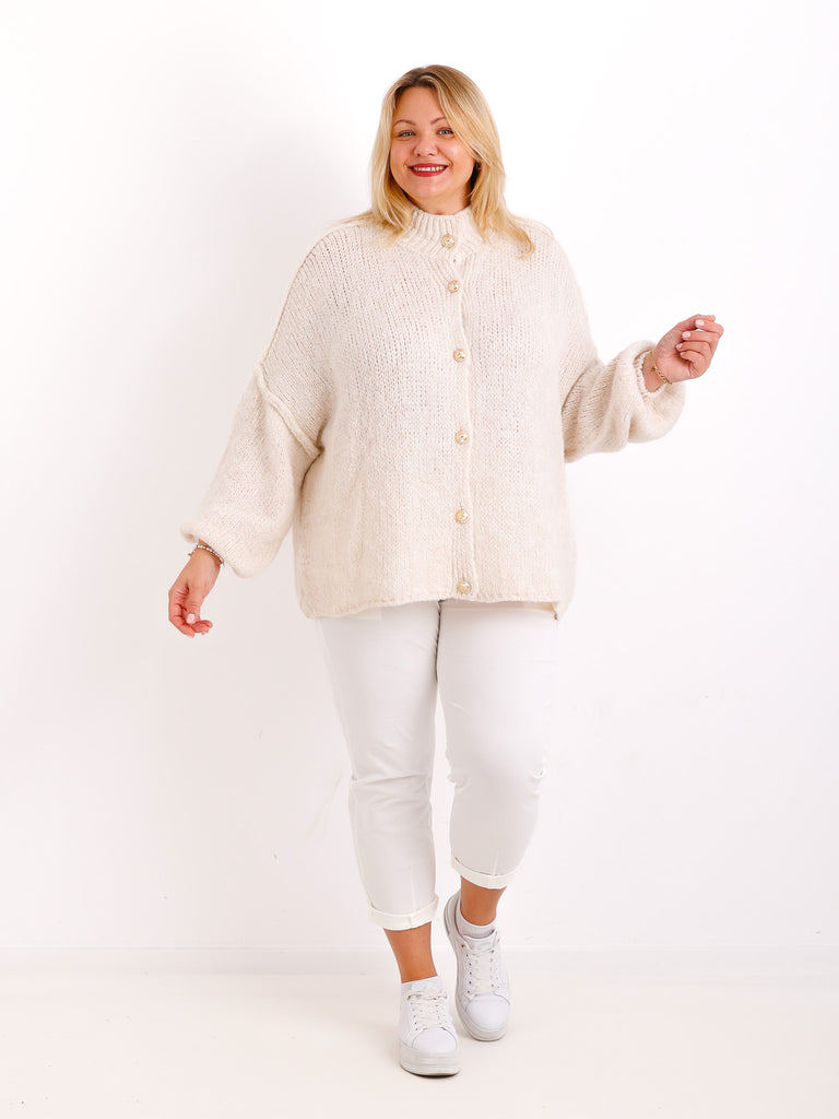 MIRELLA Oversize Strickjacke - verschiedene Farben